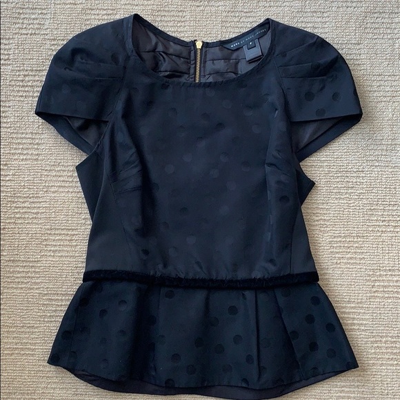 MARC BY MARC JACOBS Peplum silk, cotton Blouse - Picture 3 of 15